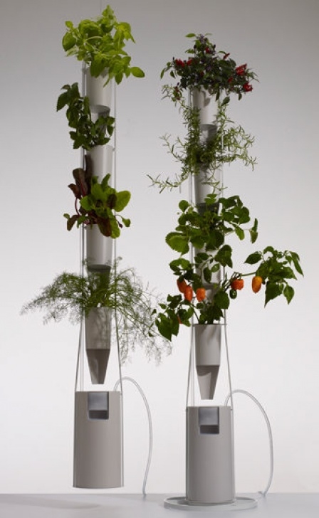 Indoor Hydroponic Wall Garden Windowfarms. Vertical Hydroponics For Easy Indoor Growing Photo 811