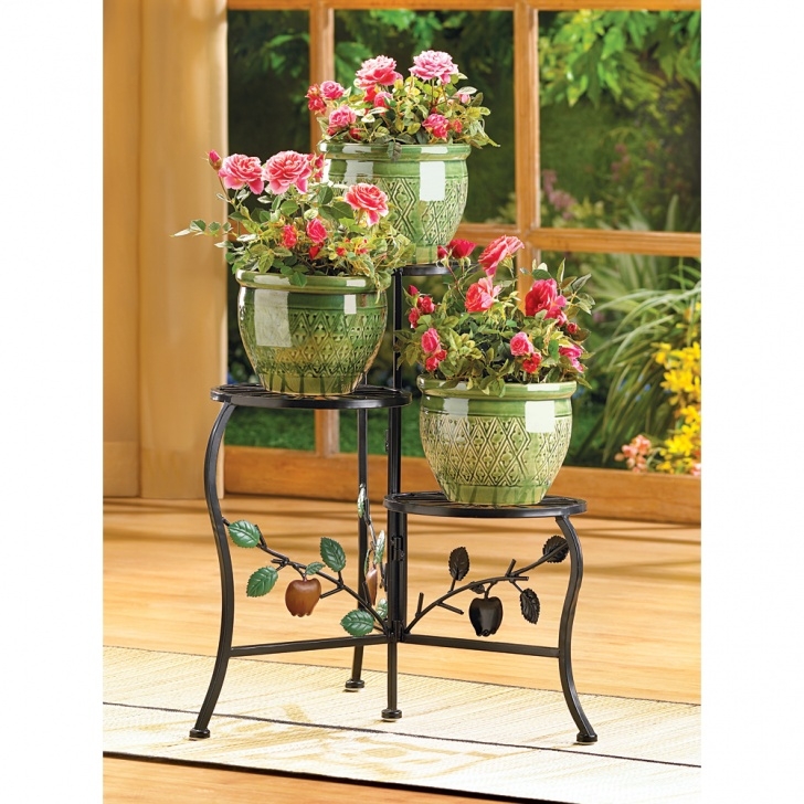 Iron Plant Stand Indoor Garden Plant Stands, Wrought Iron Indoor Plants Stand For Image 688