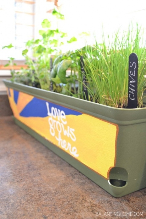 Kitchen Counter Herb Garden Customized Kitchen Counter Herb Garden - Balancing Home Photo 755