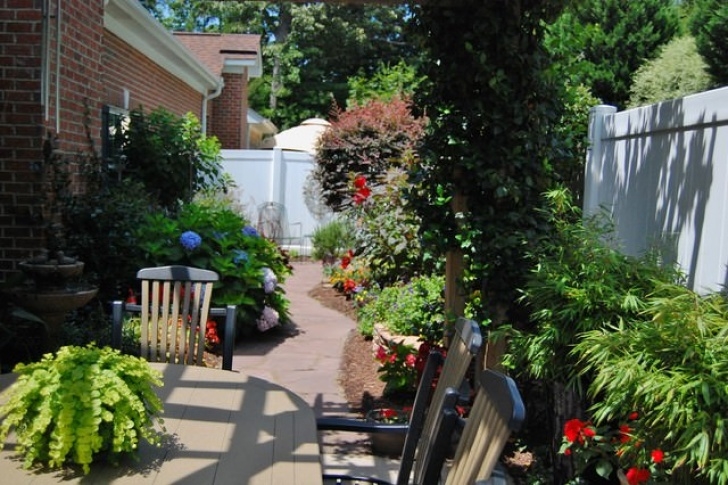 Landscape For House Garden 24+ Townhouse Garden Designs, Decorating Ideas | Design Photo 048