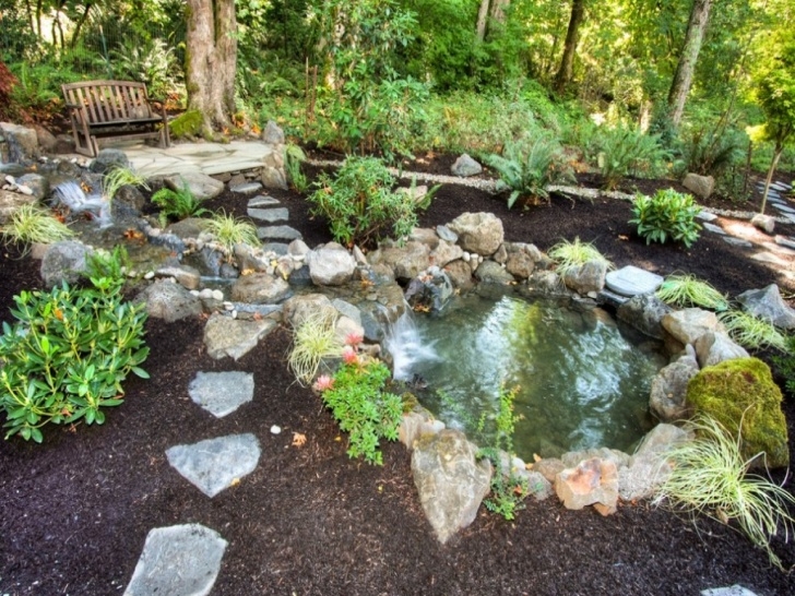Landscaping Around A Pond Waterfall Design Ideas, Landscaping Around Pond Ideas Koi Picture 935