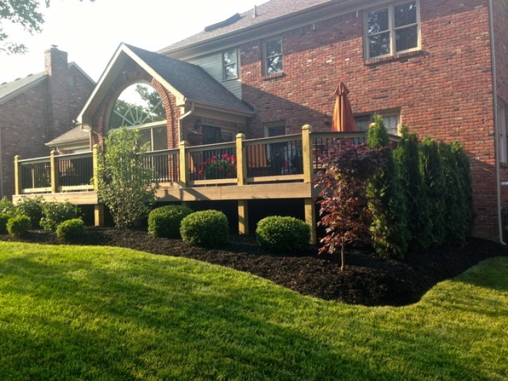 Landscaping Around Deck New Landscaping Around New Deck - Traditional - Landscape Picture 246