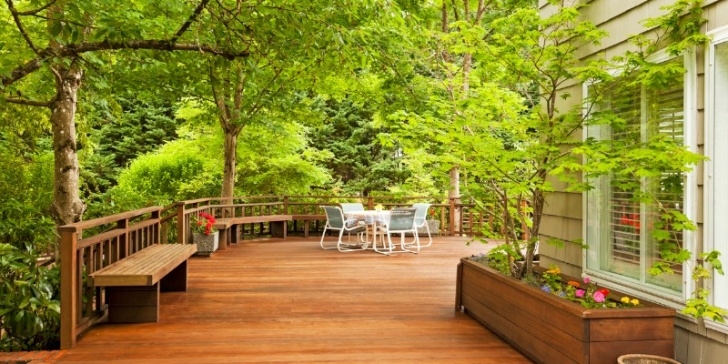 Landscaping Around Deck Top Landscaping Ideas Built Around Decks Image 491