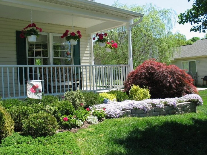 Landscaping Around Porch How To Design Front Porch Designs For Ranch Style Homes Image 276