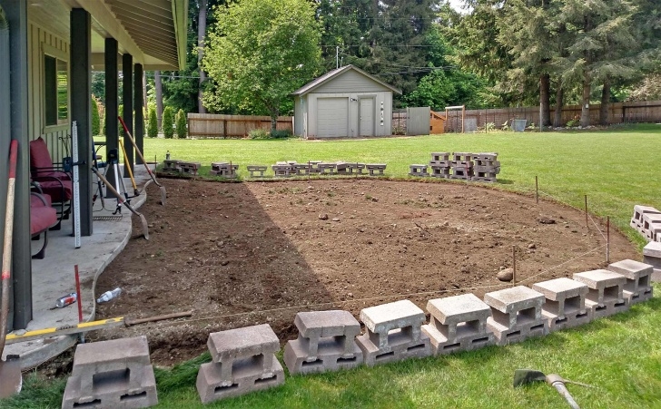 Landscaping Around Raised Deck East Olympia Raised Patio - Ajb Landscaping &amp; Fence Picture 705
