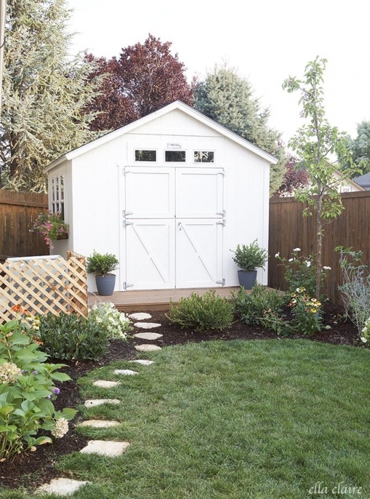 Landscaping Around Shed She Shed | Shed Landscaping, Shed Makeover, Backyard Photo 551
