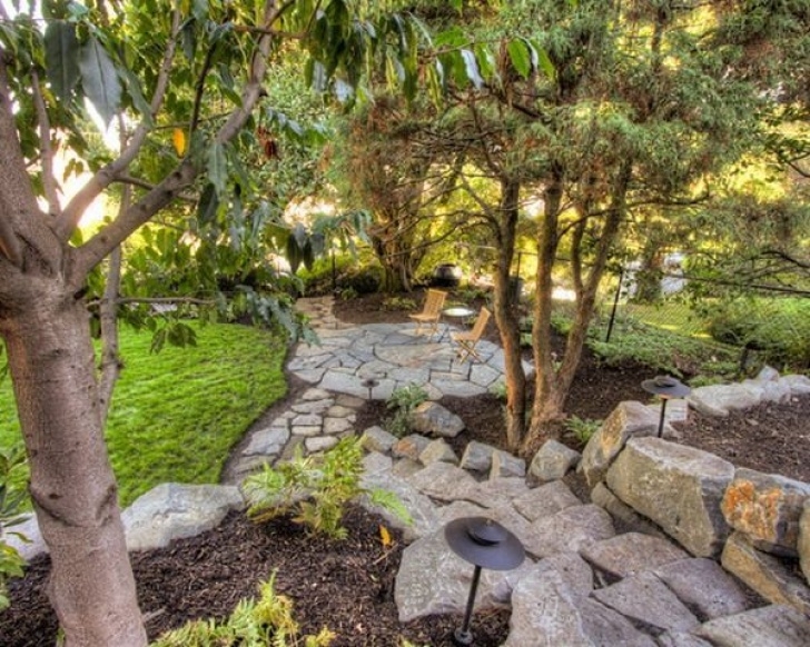 Landscaping Under Pine Tree Great Pine Tree Garden Landscape Front Yard Xeriscape Image 640