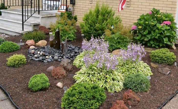 Landscaping With Trees And Shrubs Low Growing Shrubs For Front Of House | Slow-Growing Image 079