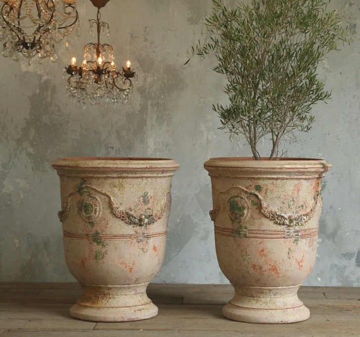 Large Ceramic Pots For Plants Large French Unglazed Anduze Garden Urn Pots Vielle Picture 727