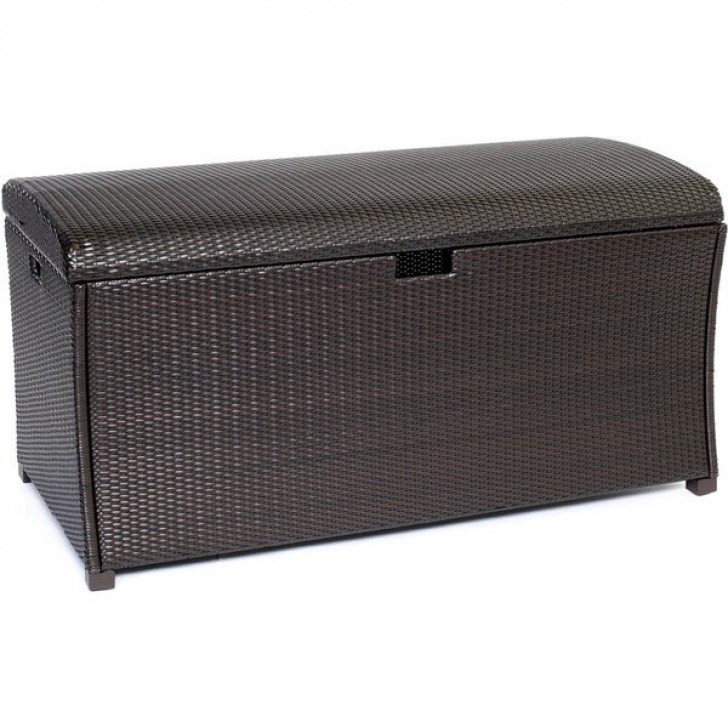 Large Outdoor Storage Containers Shop Hanover Outdoor Han-Lgtrunk Large Resin Deck Box For Image 827