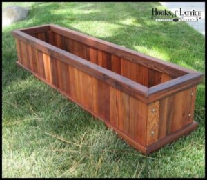 Large Wooden Planter Boxes Commercial Redwood Planters | Redwood Planter Boxes Photo 172