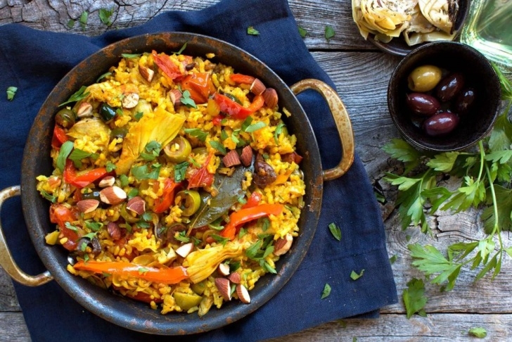 Late Summer Vegetables Late-Summer Vegetable Paella | Sun Basket Picture 507
