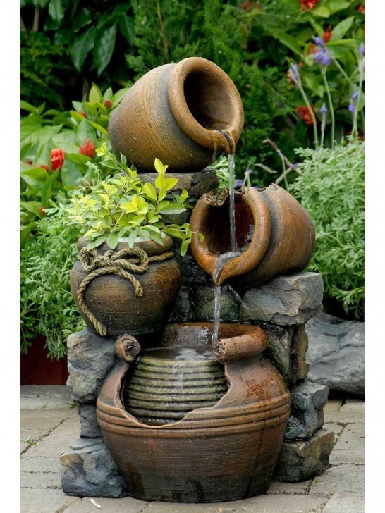 Lawn Fountain Designs Amazing Diy Water Feature Ideas On A Budget | Garden Water Photo 908