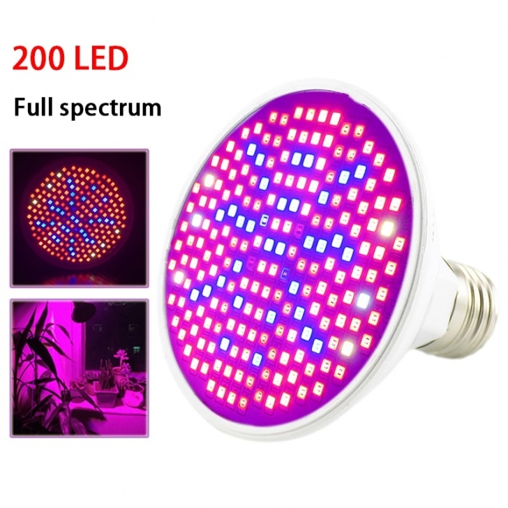 Led Plant Grow Light Bulb 2018 New 200 Led Plant Grow Light Lamp Uv Ir Full Spectrum Image 438