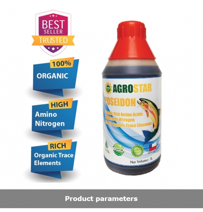 Liquid Fertilizer For Vegetables Agrostar - Poseidon - Organic Fish Amino Acids Liquid Picture 466