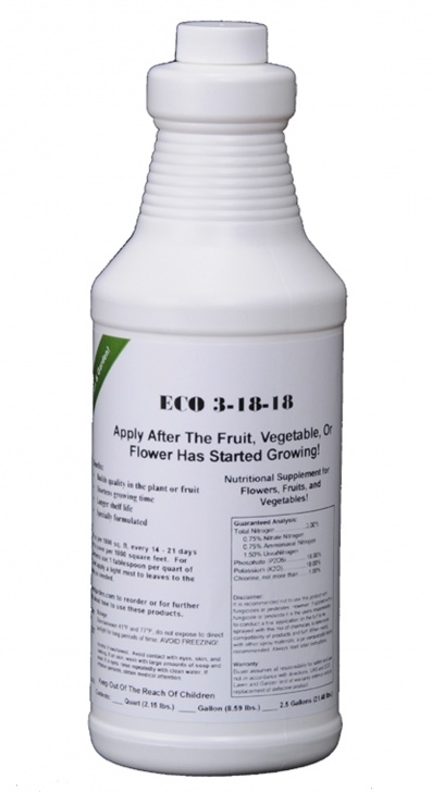 Liquid Fertilizer For Vegetables Eco 3-18-18 Npk – Eco Lawn &amp; Garden Photo 425
