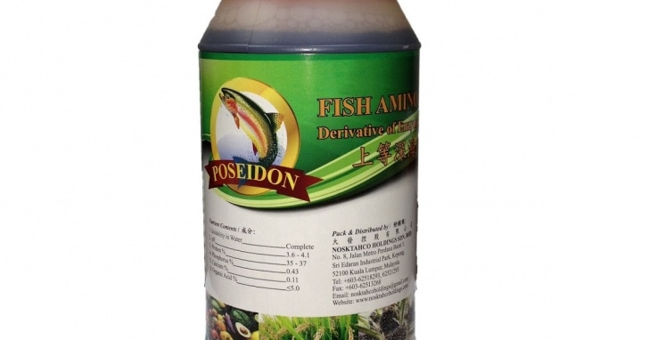 Liquid Fertilizer For Vegetables Por Joo Enrterprise: Poseidon Organic Fish Amino Acids Image 124