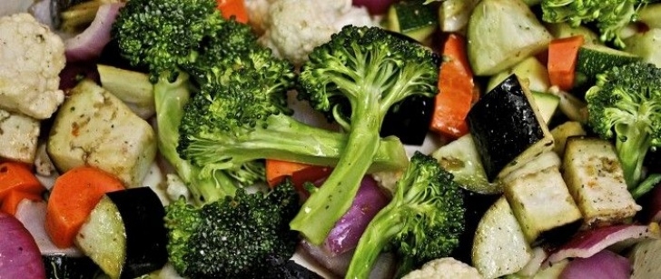 Low Sun Vegetables Italian Roasted Vegetables Over Sun Dried Tomato And Basil Picture 755