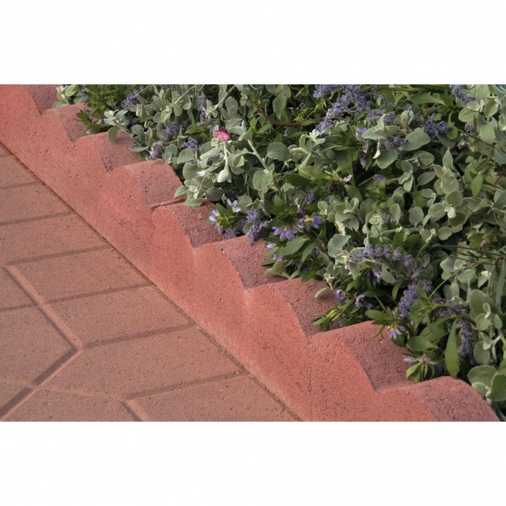 Lowes Stones For Yard Shop Red Scallop Edging Stone (Common: 6-In X 16-In Image 501