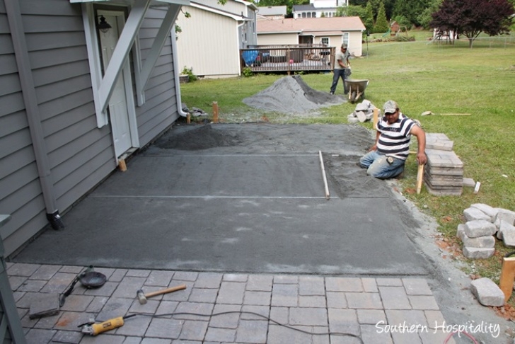 Lowes Stones For Yard The Paver Patio Project - Southern Hospitality Image 673