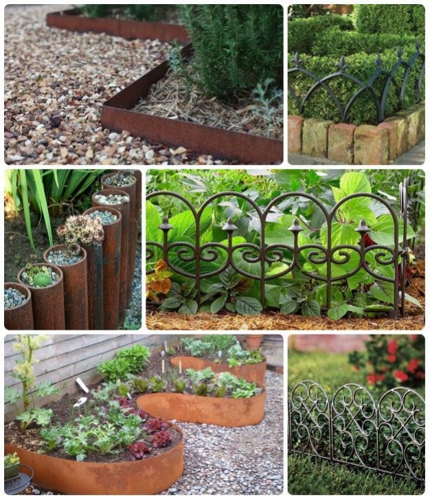 Metal Flower Bed Edging 60 Flower Bed Edging Ideas | Metal Garden Edging, Flower Picture 449