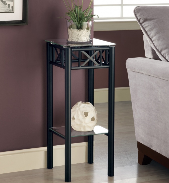 Metal Indoor Plant Stand Black Metal Plant Stand With A Tempered Glass Top By Picture 045