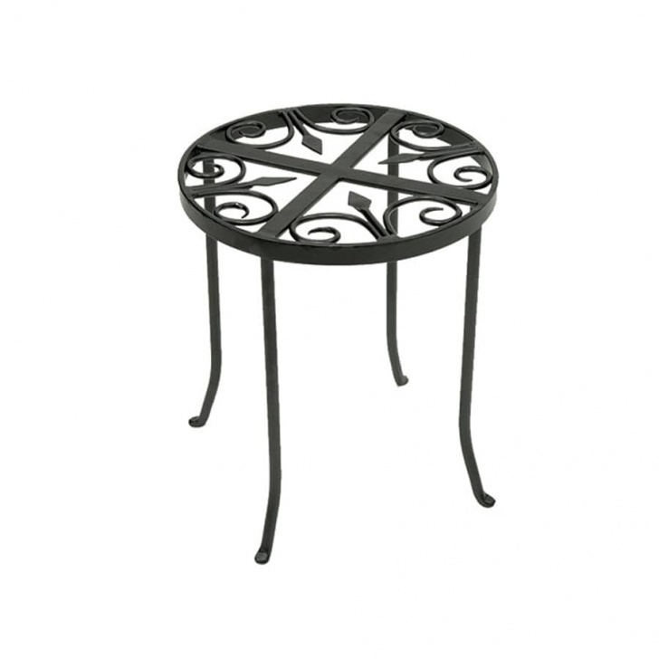 Metal Indoor Plant Stand Shop Achla Designs Round Trivet 14-In Graphite Indoor Photo 739