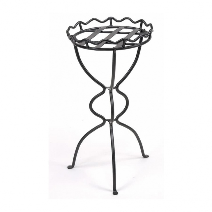 Metal Indoor Plant Stand Shop Achla Designs Virginia 28-In Graphite Indoor/Outdoor Picture 315