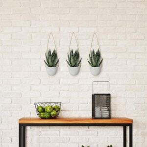 Modern Indoor Hanging Planters Nellam Ceramic Hanging Planters - Modern White - Rebatekey Image 270 Modern Indoor Hanging Planters Nellam Ceramic Hanging Planters - Modern White - Rebatekey Image 270