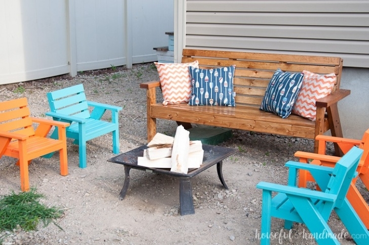 Modern Outdoor Furniture Plans Easy Diy Kids Patio Chairs - A Houseful Of Handmade Image 479