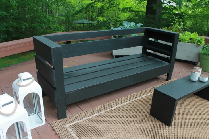 Modern Outdoor Furniture Plans Easy Modern Outdoor Sofa - Buildsomething Image 723