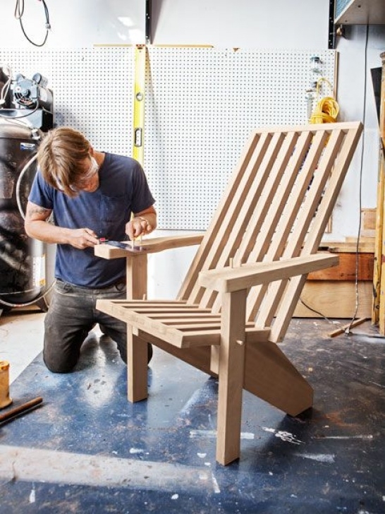 Modern Outdoor Furniture Plans How To Make A Modern Adirondack Chair | Contemporary Image 935