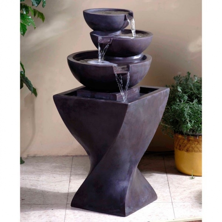 Modern Outdoor Water Fountain Modern Tiered Bowls Water Fountain - Free Shipping Today Picture 418