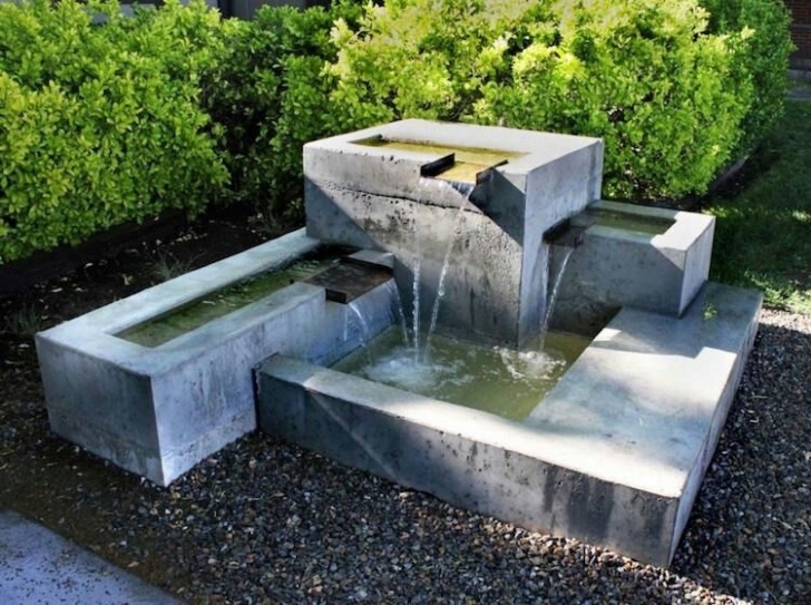 Modern Outdoor Water Wall Fountain Image Result For Modern Pond With Bridge | Water Fountains Image 791