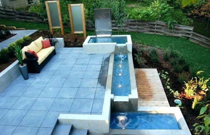 Modern Outdoor Water Wall Fountain Patio Backyard Long Modern Outdoor Wall Fountain Image 161