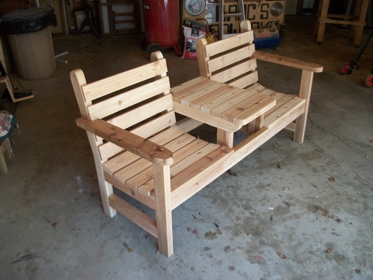 Outdoor Wood Furniture Plans Cedar 2 Seater Bench. In 2019 | Furniture, Pallet Garden Picture 893