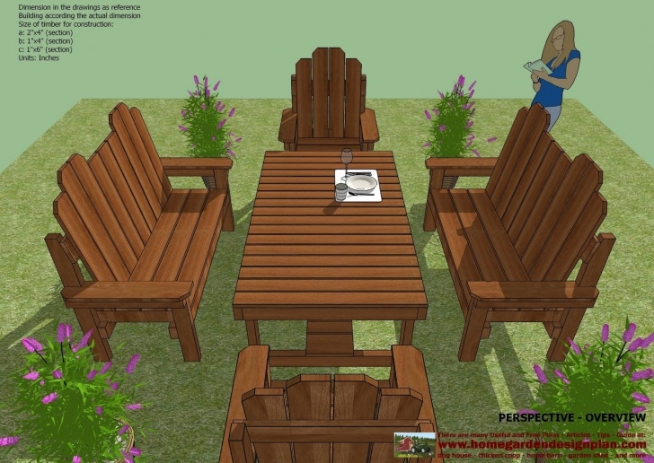 Outdoor Wood Furniture Plans Home Garden Plans: Gt101 - Garden Teak Table Plans - Out Image 480