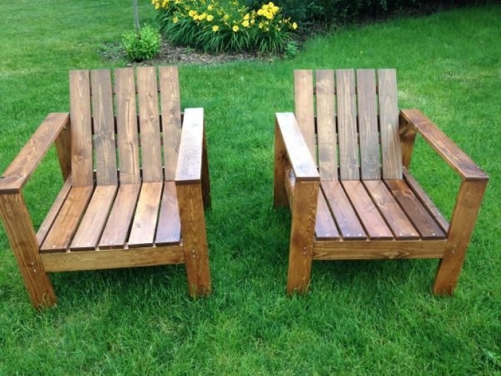 Outdoor Wood Furniture Plans Modern Wood Outdoor Lounge Chair Stained Slats Westelm Image 548