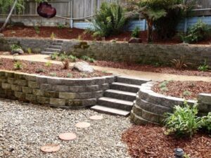 Patio On Sloped Garden Sloped Backyard? No Problem. - Yelp Photo 278