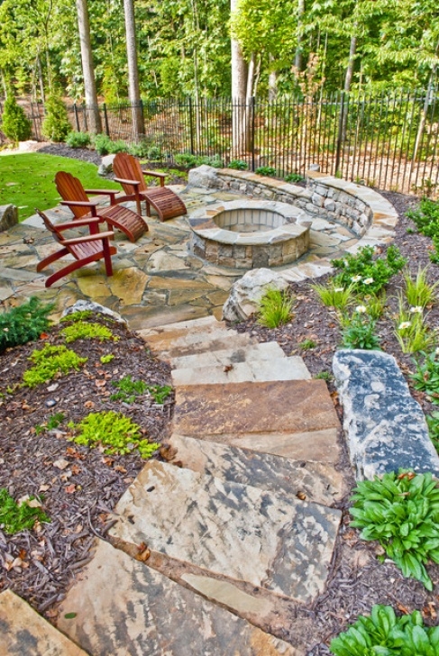 Patio On Sloping Garden Property Mfasters - Traditional - Patio - Atlanta - By Picture 152