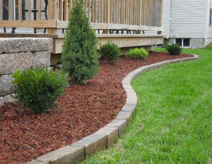 Pavers For Flower Bed Edging How To Use Bricks Or Rocks Around Your Flower Beds Photo 498