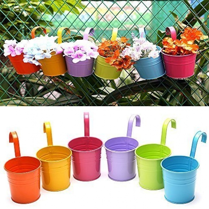Plants For Small Pots Multicolor Metal Iron Indoor Outdoor Garden Planters Photo 114