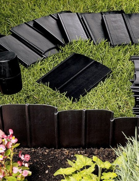 Pound In Landscaping Edging Pound-In Plastic Landscape Edging - Lawn Edging (With Image 925