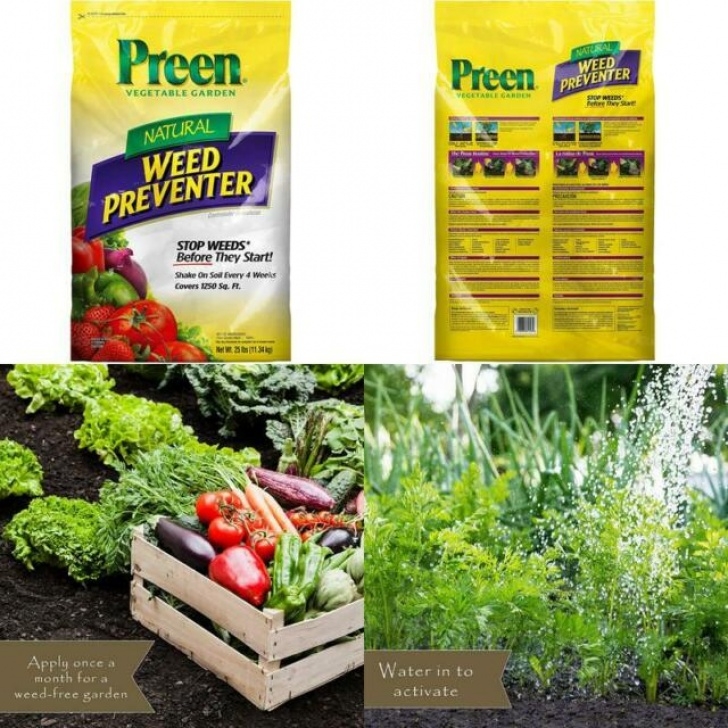 Preen For Vegetable Gardens Preen 2464224 Vegetable Garden Natural Weed Preventer, 25 Picture 091