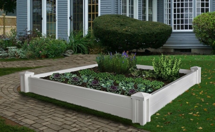 Raised Bed Flower Garden Decorative Vinyl Versailles Raised Garden Planter Flower Image 388