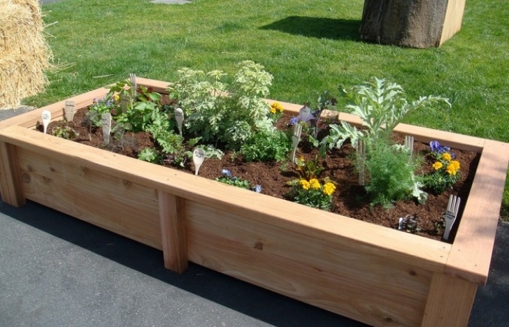 Raised Bed Flower Garden Design And Decor Unique Flower Bed Ideas Small Patio Picture 581