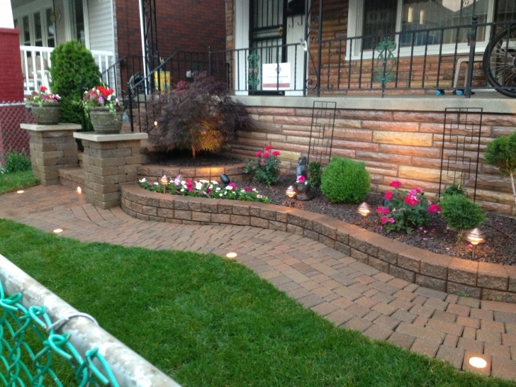Raised Bed Flower Garden Raised Flower Bed With Decorative Stone And A Japanese Image 023