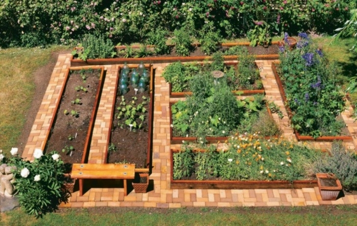 Raised Garden Bed Planting Plans Circular Vegetable Garden Layout Plans And Spacing With Image 188