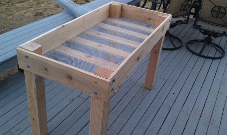 Raised Planters On Legs How To Construct A Raised Planting Bed Image 457