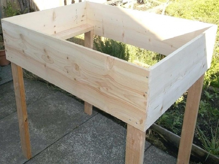 Raised Planters On Legs Stand Up Garden Bed - Rustyridergirl Image 878